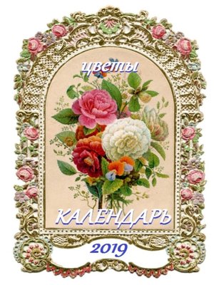 cover image of Цветы. Календарь-2019